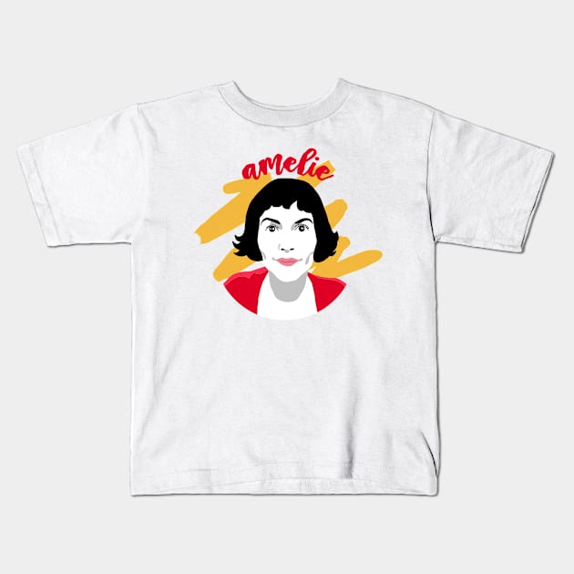 Amélie Poulain Kids T-Shirt by Mhaddie